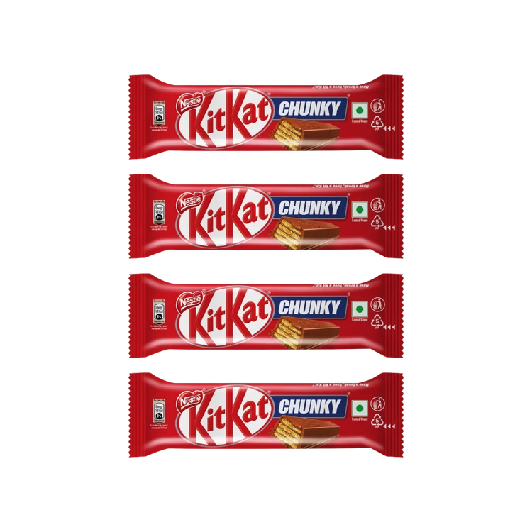 Nestle KitKat Chunky Wafer Bar - Pack of 4