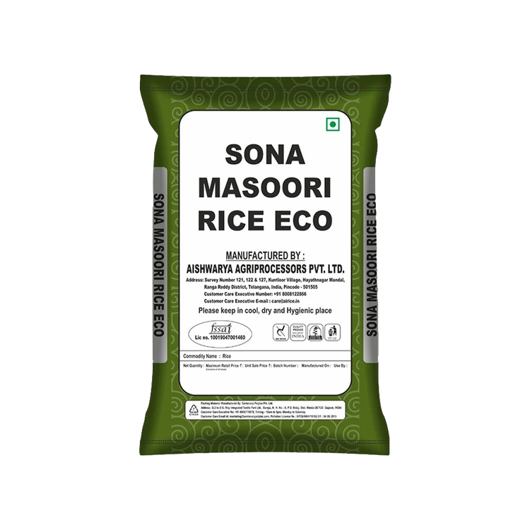 Steam Sonamasuri Rice Eco (Medium Grain) (Sonamasuri Akki)