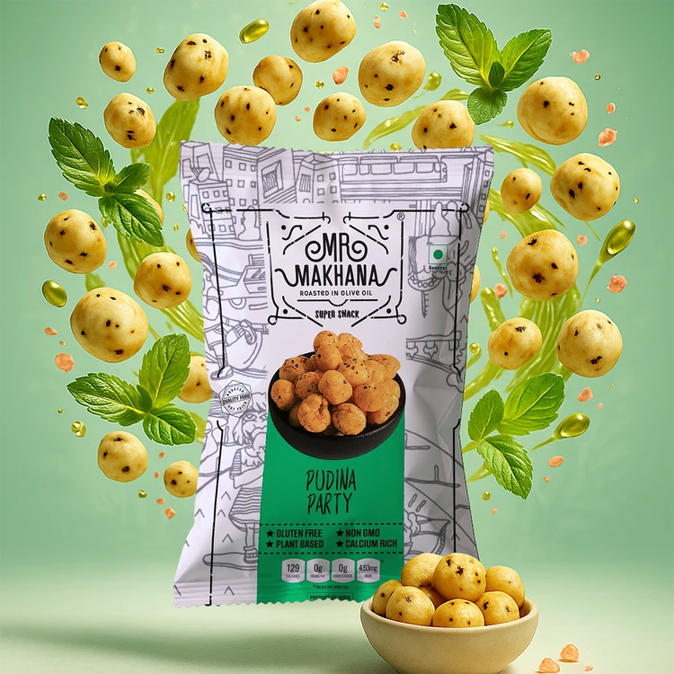 Mr. Makhana Pudina Party Flavoured Makhana