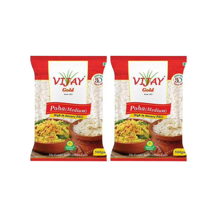 Vijay Medium Poha - Pack of 2 (Avalakki)