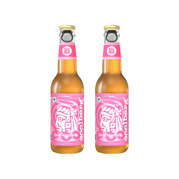 Coolberg Strawberry Non-Alcoholic Beer - Pack of 2