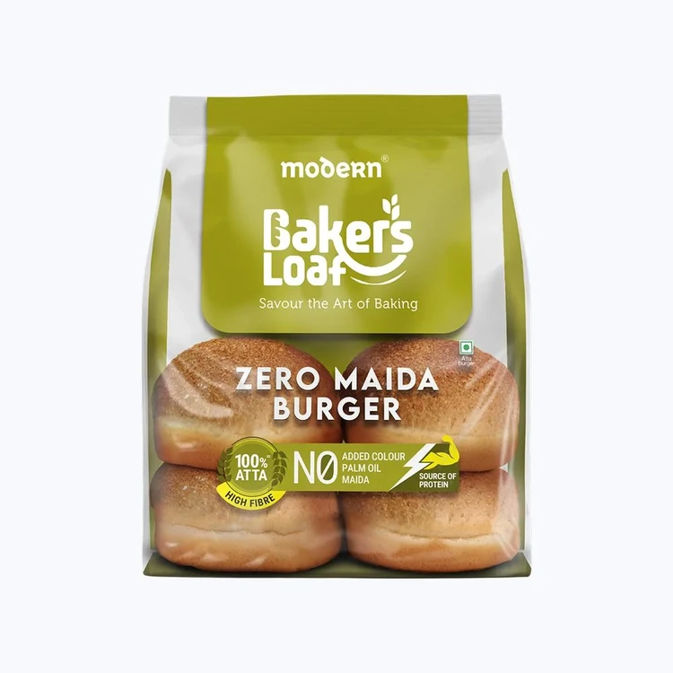 Baker's Loaf Zero Maida Burger Bun