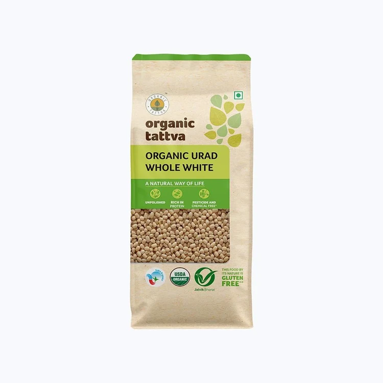 Organic Tattva Whole White Organic Urad (Sabut)