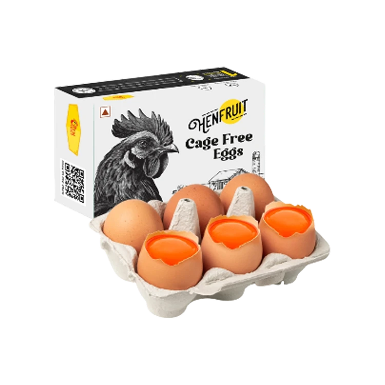 Henfruit Eggs -6 Cage Free Brown Specialty Eggs