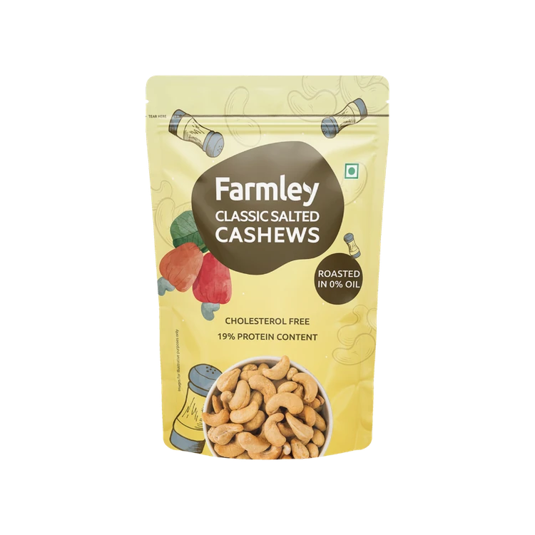 Farmley Classic Salted Flavoured Cashew (Flavoured Godambi)