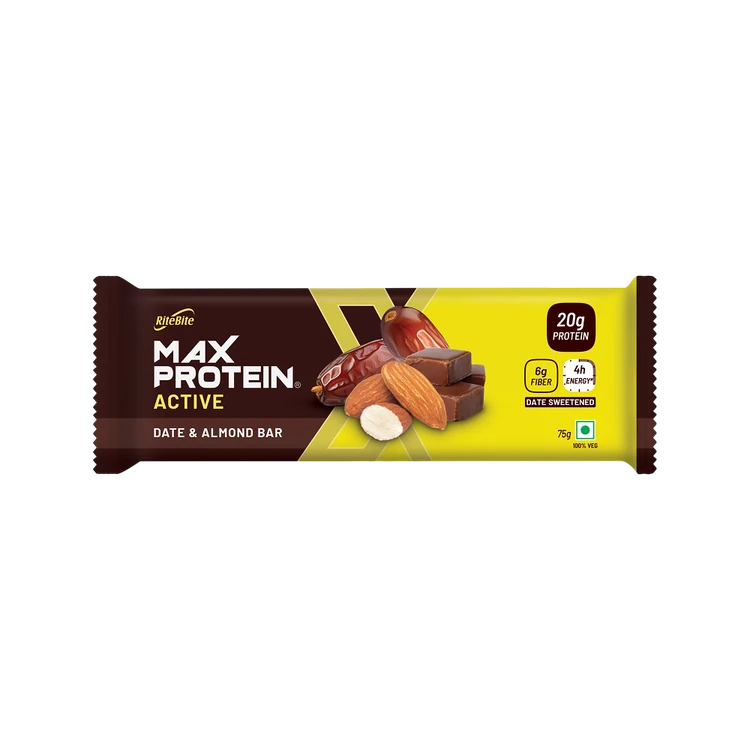 RiteBite Max Proten Date & Almond 20 g Protein Bar