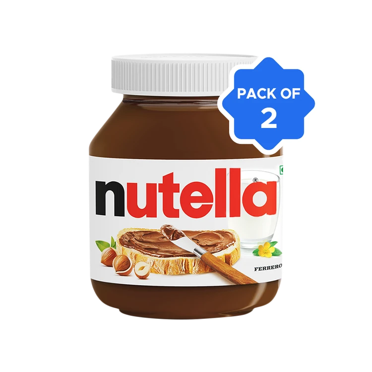 Nutella Hazelnut Chocolate Spread with Cocoa - Pack of 2