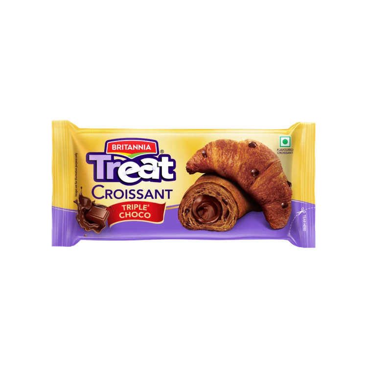 Britannia Treat Croissant Triple Choco