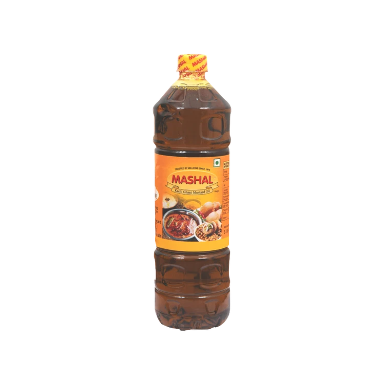 Mashal Kachi Ghani Mustard Oil (Sasive Enne)