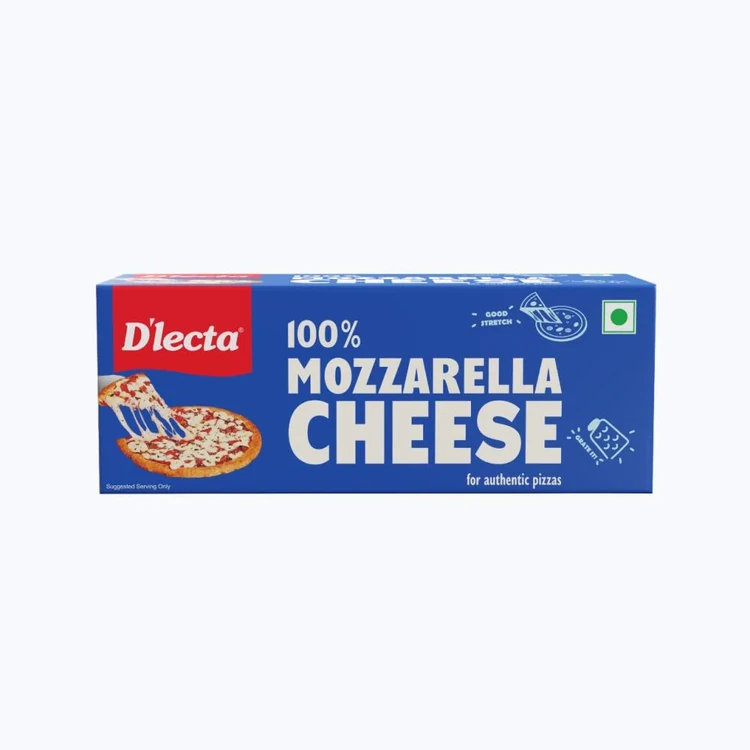 D'lecta 100% Mozzarella Pizza Cheese Block