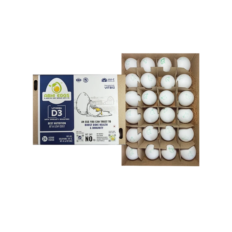 Abhi Vitamin D3 White Protein Rich Eggs
