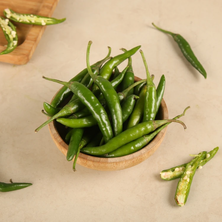 Green Chilli - 100 g (Hasi Menasinakayi)