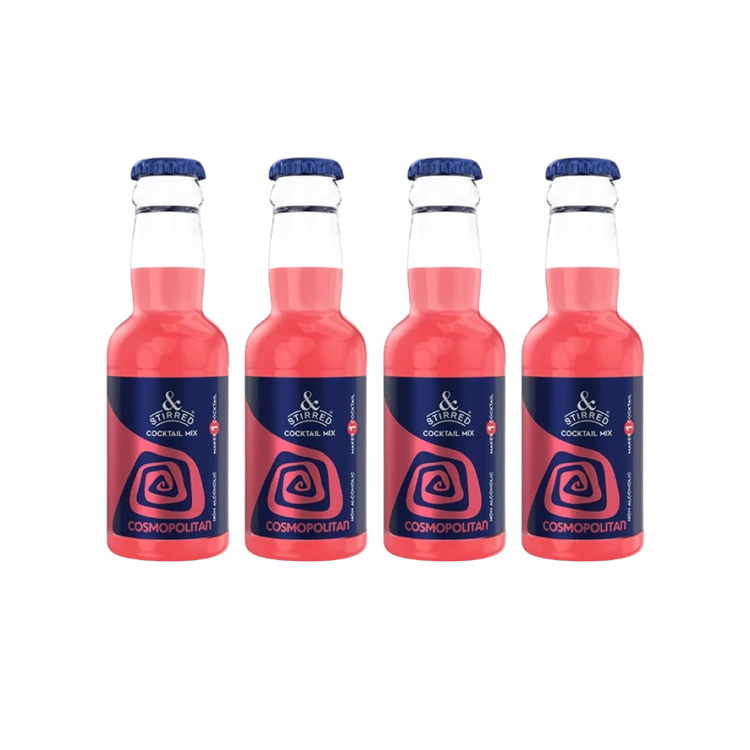 &Stirred Cosmopolitan Cocktail Mix - Pack of 4