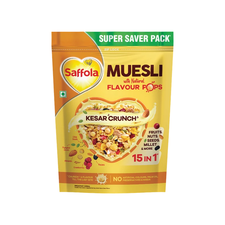 Saffola Muesli Kesar Crunch
