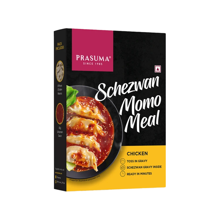 Prasuma Schezwan Chicken Momos Meal