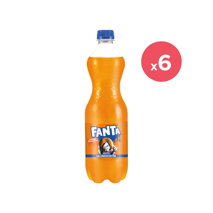 Fanta Orange Soft Drink - Pack of 6