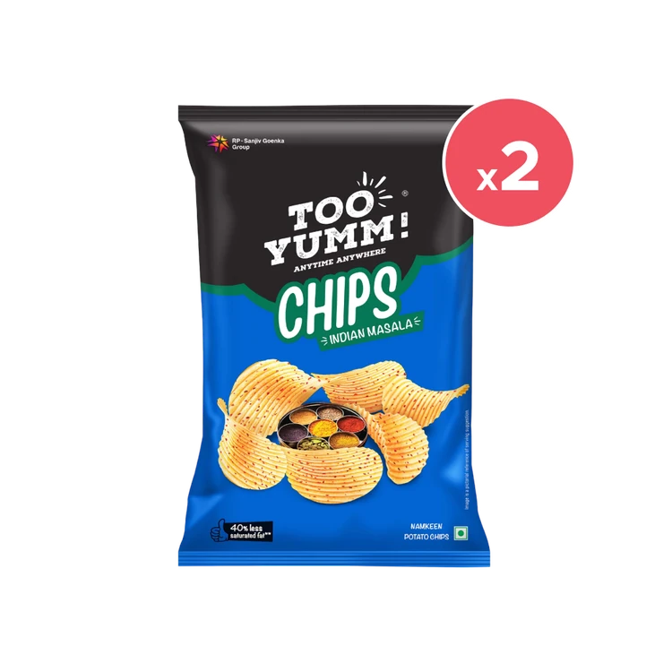 Too Yumm Indian Masala Potato Chips - Pack of 2