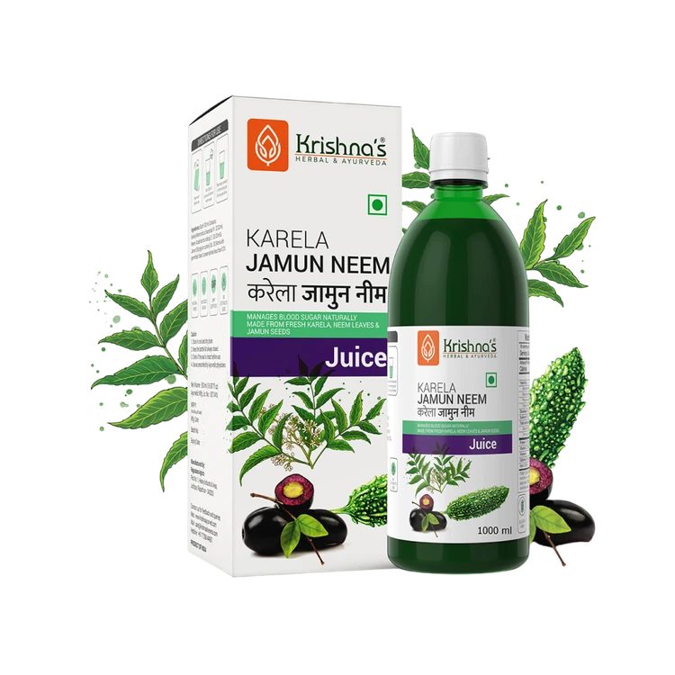 Krishna's Herbal & Ayurveda Kala Jamun Neem Juice