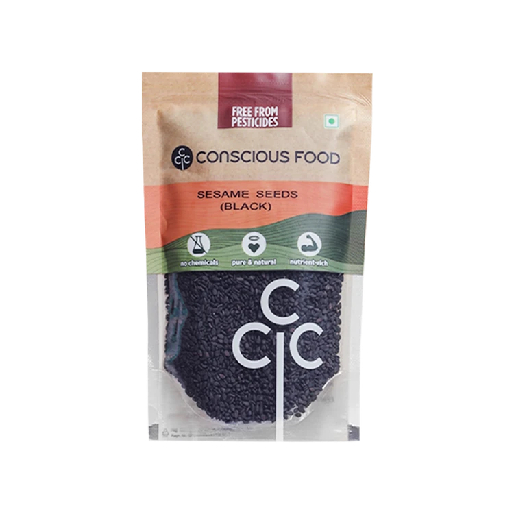 Conscious Food Black Organic Sesame Seeds