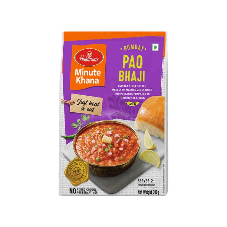 Haldiram's Minute Khana Pao Bhaji Ready to Eat