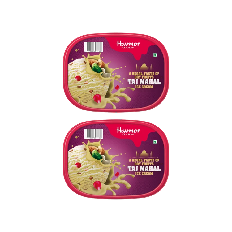 Havmor Taj Mahal Ice Cream Tub - Pack of 2