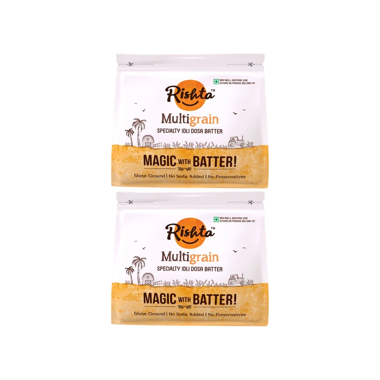 Rishta Multigrain Speciality Idli Dosa Batter - Pack of 2