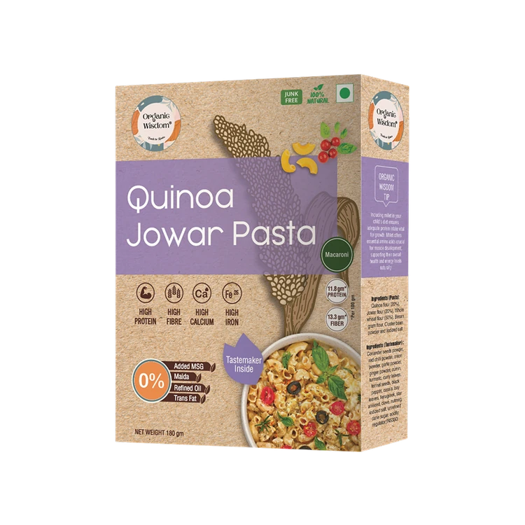 Organic Wisdom Quinoa Jowar Millet Pasta