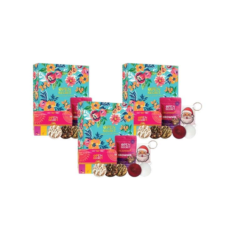 Open Secret New Year Brownie & Cookies Gift Pack - Pack of 3