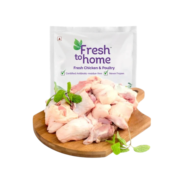 FreshToHome Premium Kuttanadan Duck Meat - Curry Cut