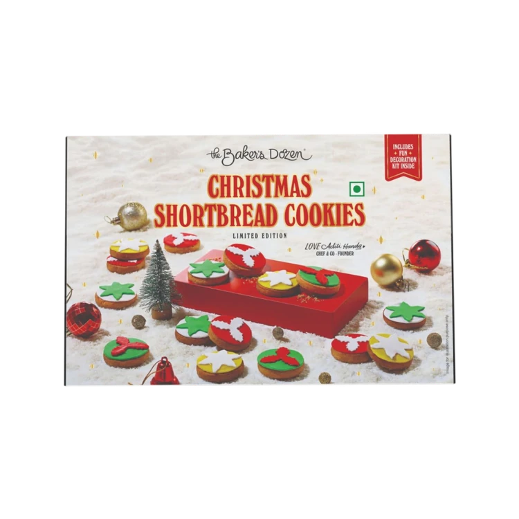 The Baker's Dozen Christmas Shortbread Cookies