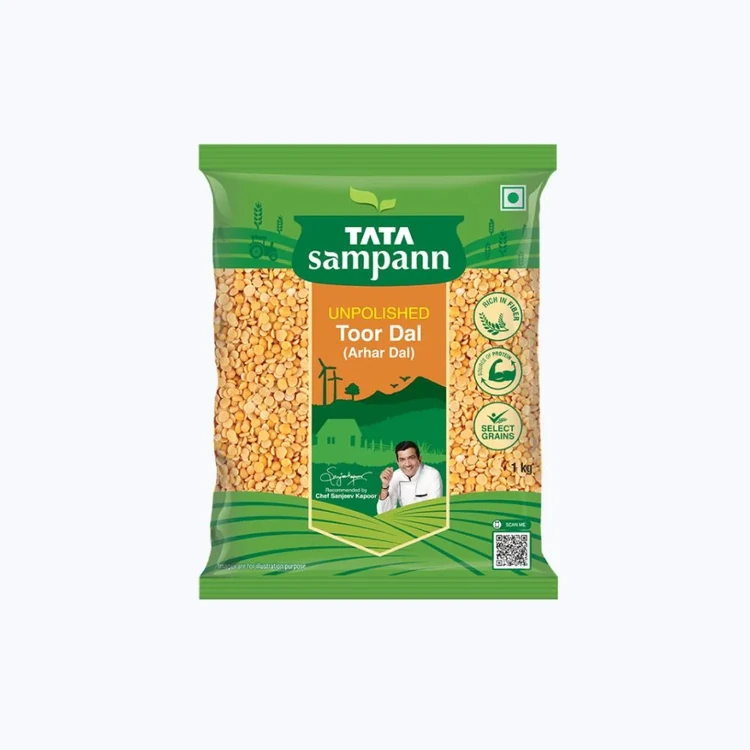 Tata Sampann Unpolished Toor Dal/Arhar Dal (Togari Bele)