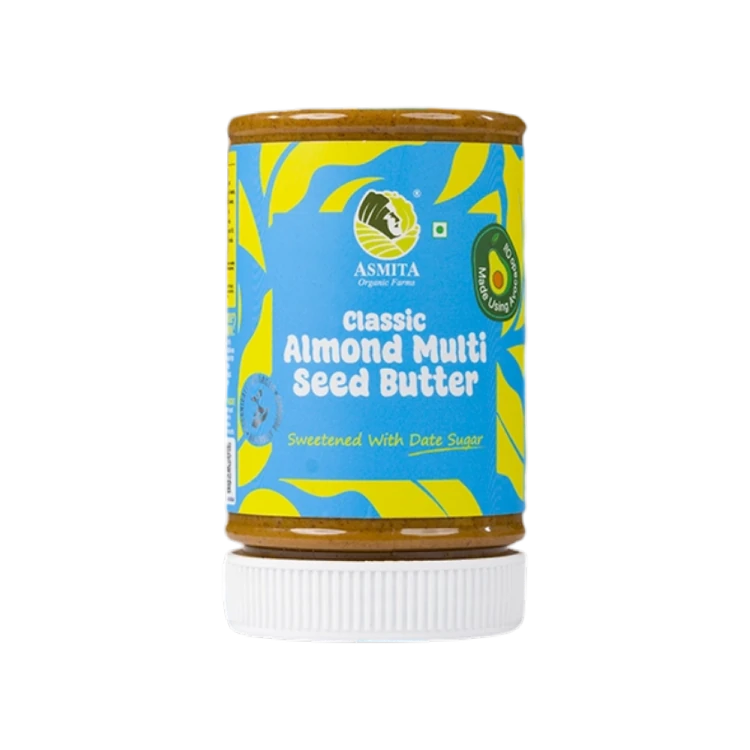 Asmita Organic Farms Classic Multi Seed Almond Butter