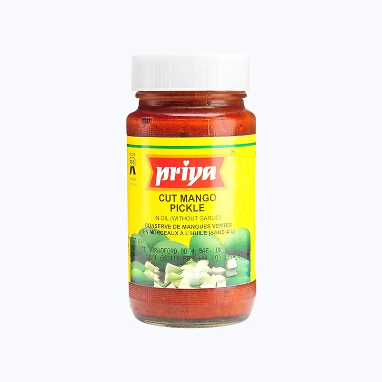Priya Cut Mango Pickle (Without Garlic)