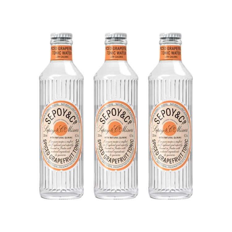 Sepoy & Co. Spiced Grapefruit Tonic Water - Pack of 3