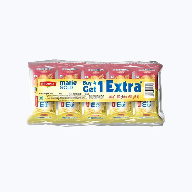 Britannia Marie Gold Marie Biscuits - Buy 4 Get 1 Free