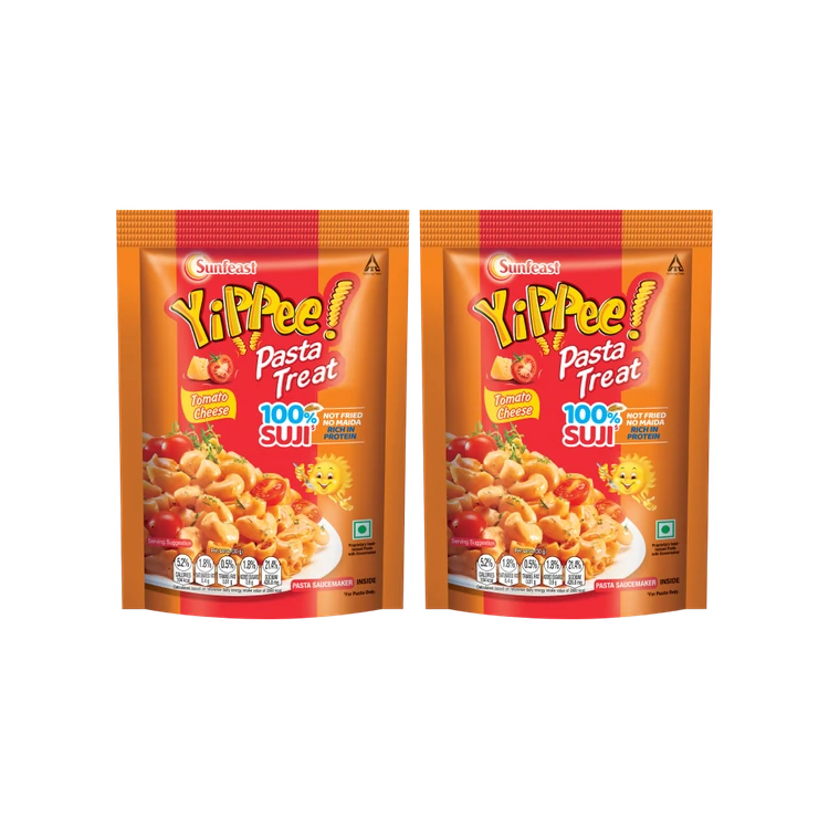 Yippee Tomato Cheese Instant Pasta - Pack of 2