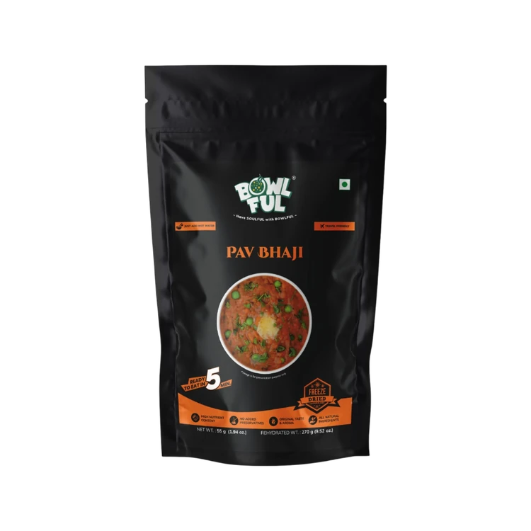 Bowlful Ready-to-Eat Pav Bhaji