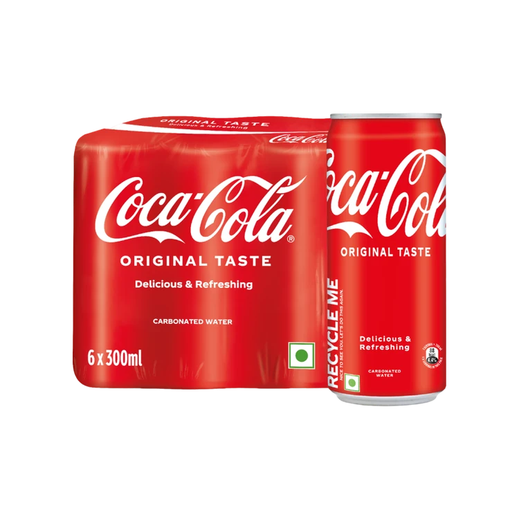 Coca-Cola Soft Drink (300 ml) - Pack of 6