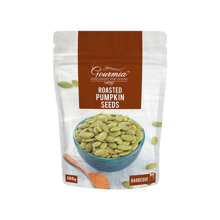 Gourmia Roasted Pumpkin Seeds (Barbeque) (Kumbalakayi Beeja)
