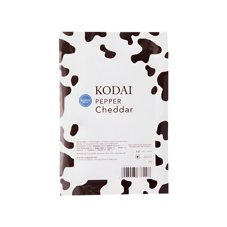 Kodai Pepper Cheddar Cheese Block