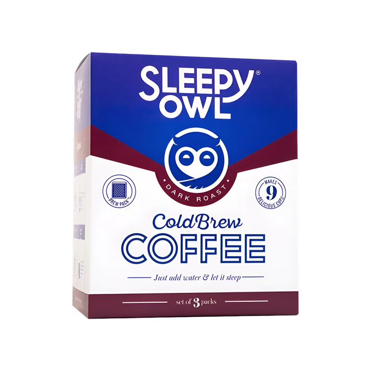 Sleepy Owl Dark Roast Brew Coffee Bags