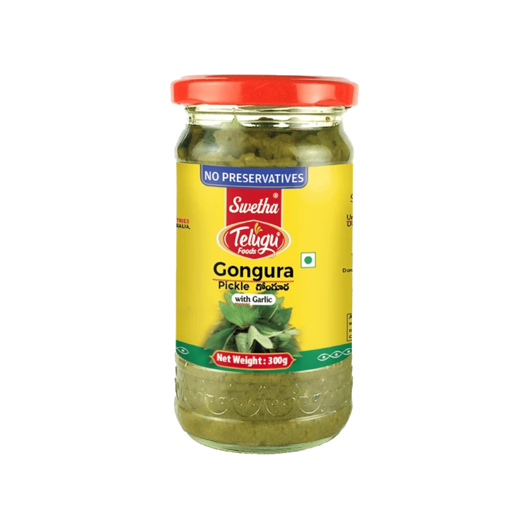 Swetha Telugu Foods Gongura Pickle With Garlic