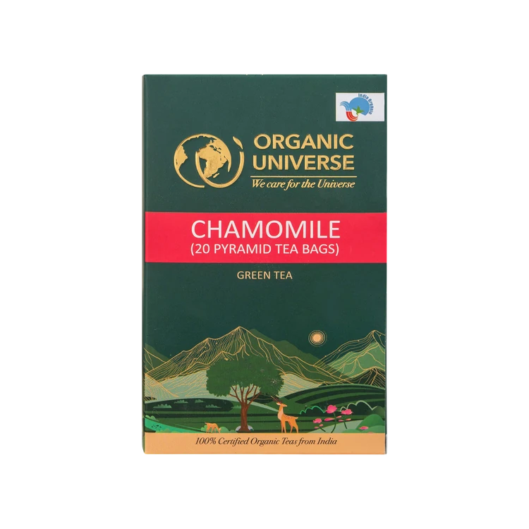 Organic Universe Chamomile Green Tea Bags