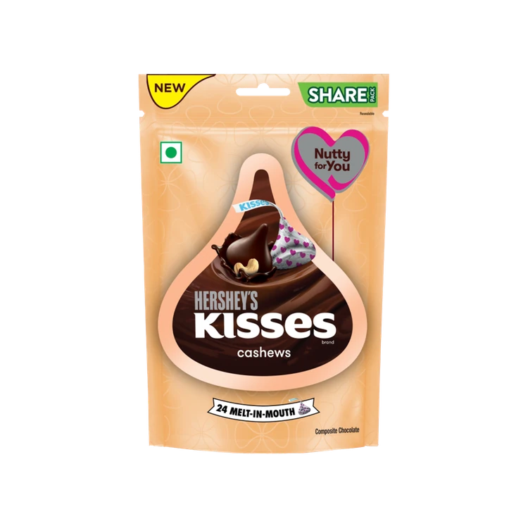 Hershey's Kisses Cashew Chocolate Pack