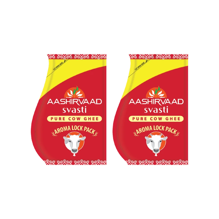 Aashirvaad Svasti Pure Ghee - Pack of 2 (Tuppa)