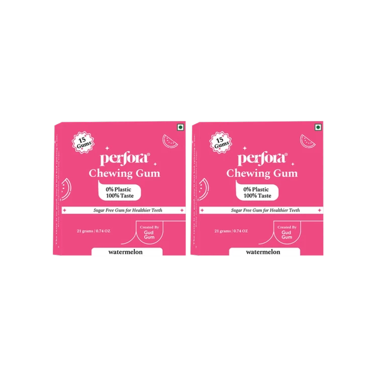 Perfora Sugar Free Watermelon Chewing Gum - Pack of 2