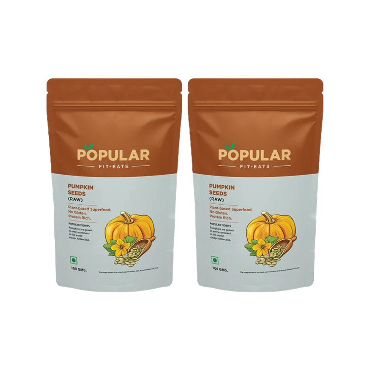Popular Fit Eats Raw Pumpkin Seeds - Pack of 2 (Kumbalakayi Beeja)
