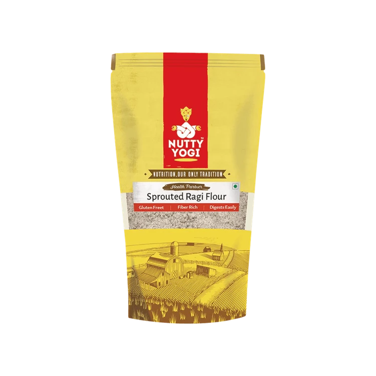 Nutty Yogi Sprouted Ragi Flour (Ragi Hittu)
