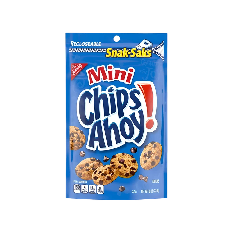 Nabisco Chip Ahoy Snak Sak Mini Cookies