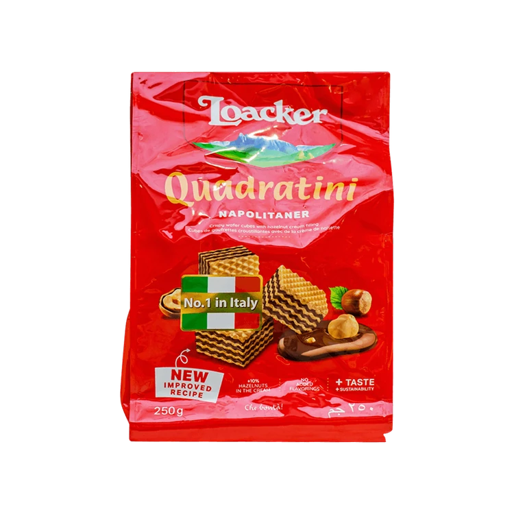 Loacker Quadratini Napolitaner Wafers